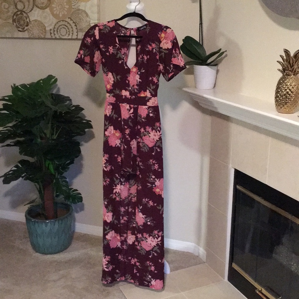 Boho Floral Romper NWOT